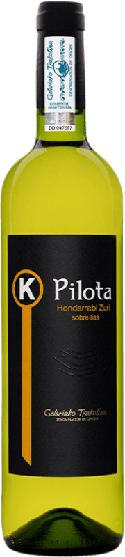 19,95 € Envio grátis | Vinho branco Txomin Etxaniz Txacolí K Pilota D.O. Getariako Txakolina