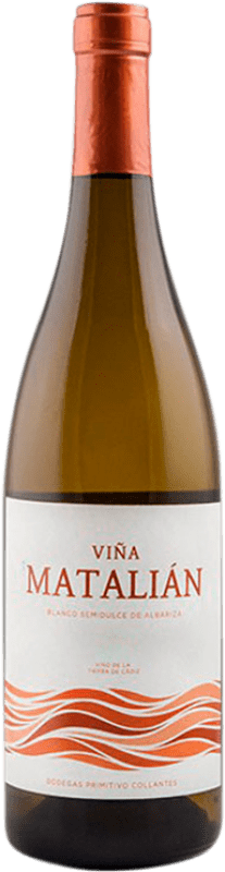 Envío gratis | Vino blanco Primitivo Collantes Viña Matalian Semi-Seco Semi-Dulce I.G.P. Vino de la Tierra de Cádiz Andalucía España Palomino Fino, Moscatel Grano Menudo 75 cl