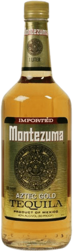 Envío gratis | Tequila Montezuma Aztec Gold México 1 L