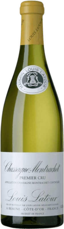 97,95 € Free Shipping | White wine Louis Latour Premier Cru A.O.C. Chassagne-Montrachet Burgundy France Chardonnay Bottle 75 cl