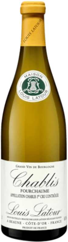 51,95 € Free Shipping | White wine Louis Latour Fourchaume A.O.C. Chablis Premier Cru Burgundy France Chardonnay Bottle 75 cl