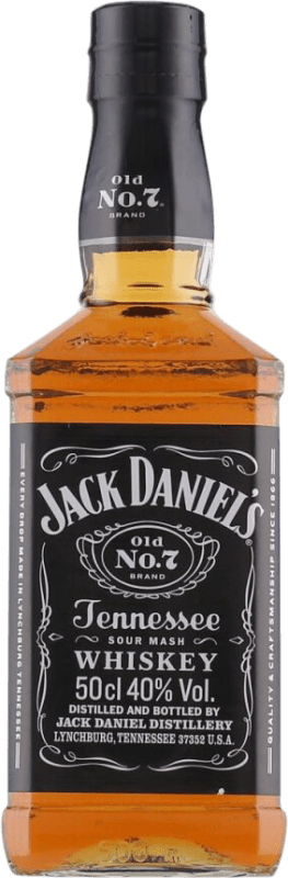 24,95 € Free Shipping | Whisky Bourbon Jack Daniel's Medium Bottle 50 cl