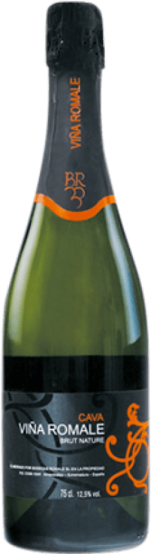 Envoi gratuit | Blanc mousseux Viña Romale Brut Nature D.O. Cava Estrémadure Espagne Macabeo, Parellada 75 cl