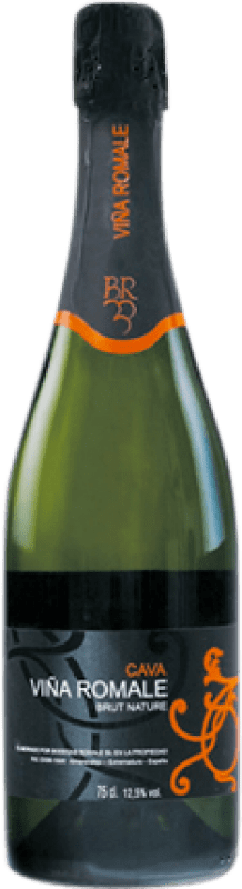 Envio grátis | Espumante Branco Viña Romale Brut Nature — Bruto Natural D.O. Cava Extremadura Espanha Macabeo, Parellada 75 cl