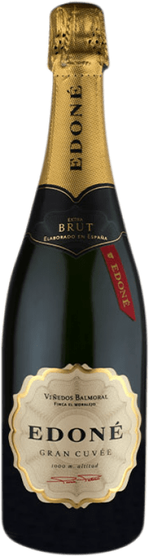 Free Shipping | White sparkling Balmoral Edoné Gran Cuvée I.G.P. Vino de la Tierra de Castilla Castilla la Mancha Spain Pinot Black, Chardonnay 75 cl