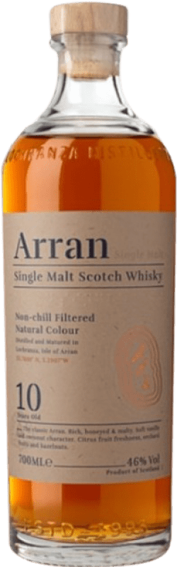 Envio grátis | Whisky Single Malt Isle Of Arran Sin Filtro Frío Escócia Reino Unido 10 Anos 70 cl