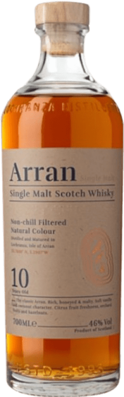 Envio grátis | Whisky Single Malt Isle Of Arran Sin Filtrar — Não Filtrado Escócia Reino Unido 10 Anos 70 cl