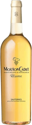 Бесплатная доставка | Белое вино Philippe de Rothschild Mouton Cadet A.O.C. Sauternes Бордо Франция Sauvignon White, Sémillon, Muscadelle Половина бутылки 37 cl