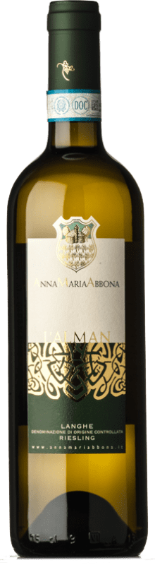 免费送货 | 白酒 Anna Maria Abbona L'Alman D.O.C. Langhe 皮埃蒙特 意大利 Riesling 75 cl