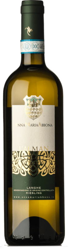 Free Shipping | White wine Anna Maria Abbona L'Alman D.O.C. Langhe Piemonte Italy Riesling 75 cl