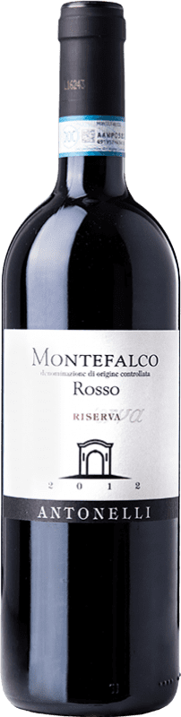 25,95 € Free Shipping | Red wine Antonelli San Marco Rosso Riserva Reserva D.O.C. Montefalco Umbria Italy Sangiovese, Montepulciano, Sagrantino Bottle 75 cl