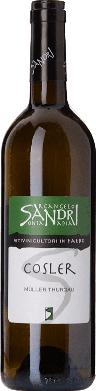 Envoi gratuit | Vin blanc Arcangelo Sandri Cosler D.O.C. Trentino Trentin-Haut-Adige Italie Müller-Thurgau 75 cl