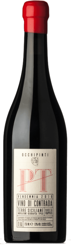 49,95 € Free Shipping | Red wine Arianna Occhipinti PT I.G.T. Terre Siciliane Sicily Italy Frappato Bottle 75 cl