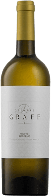 Бесплатная доставка | Белое вино Delaire Graff White Резерв I.G. Stellenbosch Coastal Region Южная Африка Sauvignon White, Sémillon 75 cl