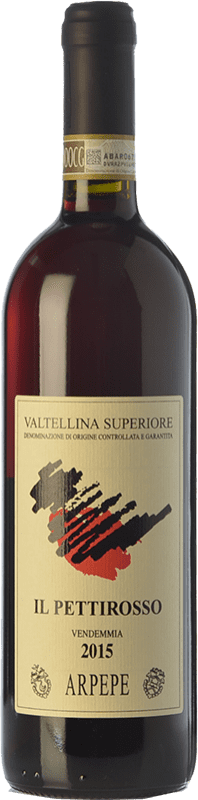 33,95 € Spedizione Gratuita | Vino rosso Ar.Pe.Pe. Il Pettirosso D.O.C.G. Valtellina Superiore