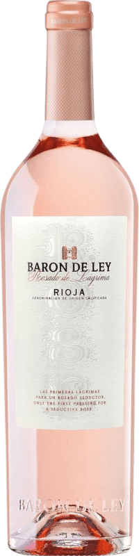 Бесплатная доставка | Розовое вино Barón de Ley Rosado Lágrima D.O.Ca. Rioja Ла-Риоха Испания Grenache 75 cl