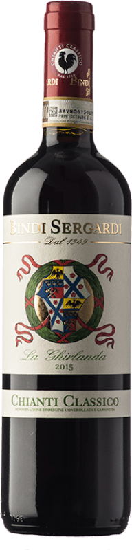 Бесплатная доставка | Красное вино Bindi Sergardi La Ghirlanda D.O.C.G. Chianti Classico Тоскана Италия Sangiovese 75 cl