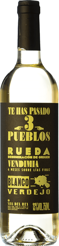 6,95 € | White wine Díaz Bayo Te Has Pasado 3 Pueblos D.O. Rueda Castilla y León Spain Verdejo Bottle 75 cl