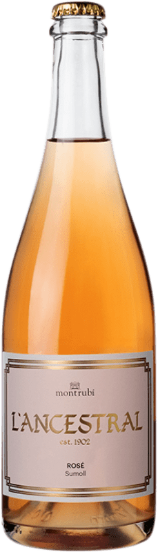 16,95 € | Розовое игристое Mont-Rubí l'Ancestral Rosé брют Испания Sumoll 75 cl