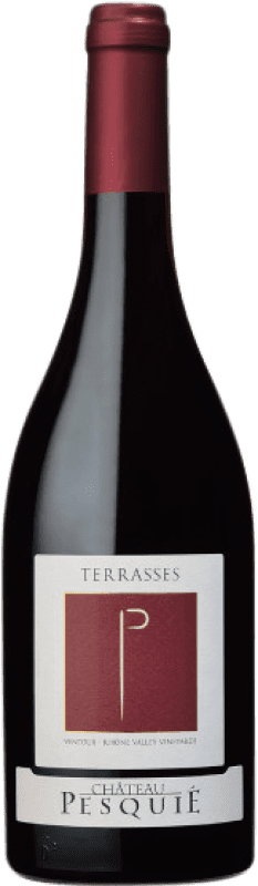 Free Shipping | Red wine Château Pesquié Terrasses Rouge A.O.C. Côtes du Ventoux Rhône France Syrah, Grenache Tintorera 75 cl