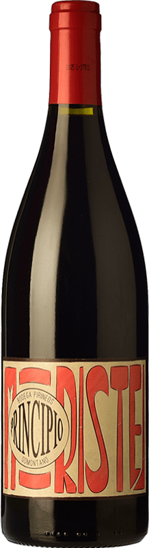 10,95 € Free Shipping | Red wine Pirineos Principio Joven D.O. Somontano Catalonia Spain Moristel Bottle 75 cl