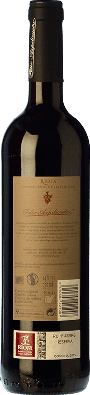 17,95 € | Red wine Campo Viejo Félix Azpilicueta Reserva D.O.Ca. Rioja The Rioja Spain Tempranillo, Graciano, Mazuelo Bottle 75 cl