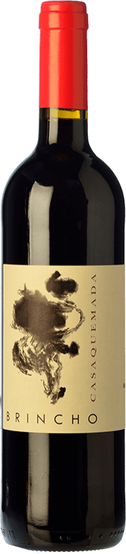 Free Shipping | Red wine Hacienda Casaquemada Brincho Aged I.G.P. Vino de la Tierra de Castilla Castilla la Mancha Spain Tempranillo 75 cl