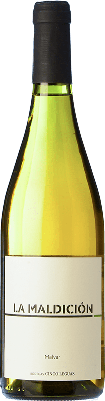 Spedizione Gratuita | Vino bianco Cinco Leguas La Maldición Valdilecha Crianza D.O. Vinos de Madrid Comunità di Madrid Spagna Malvar 75 cl