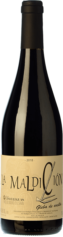 免费送货 | 红酒 Cinco Leguas La Maldición Gleba de Arcilla 岁 D.O. Vinos de Madrid 马德里社区 西班牙 Tempranillo 75 cl