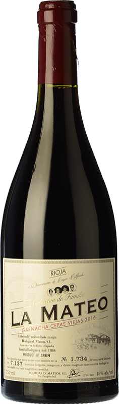 免费送货 | 红酒 D. Mateos La Mateo Colección de Familia Cepas Viejas 岁 D.O.Ca. Rioja 拉里奥哈 西班牙 Grenache 75 cl