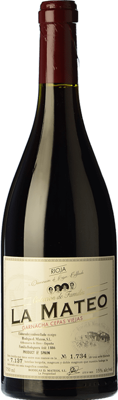 免费送货 | 红酒 D. Mateos La Mateo Colección de Familia Cepas Viejas 岁 D.O.Ca. Rioja 拉里奥哈 西班牙 Grenache 75 cl