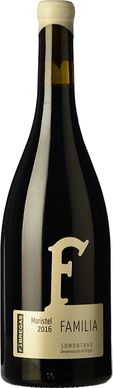 12,95 € | Red wine Fábregas Crianza D.O. Somontano Catalonia Spain Moristel Bottle 75 cl