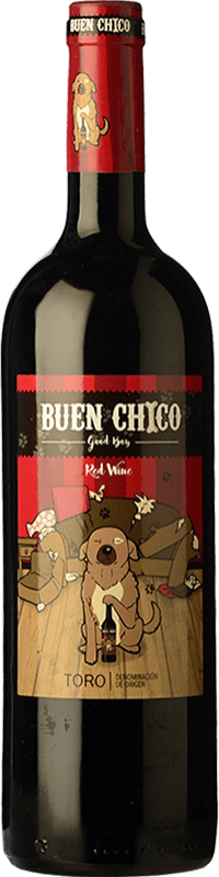 13,95 € Free Shipping | Red wine Frutos Villar Buen Chico Crianza D.O. Toro Castilla y León Spain Tempranillo Bottle 75 cl