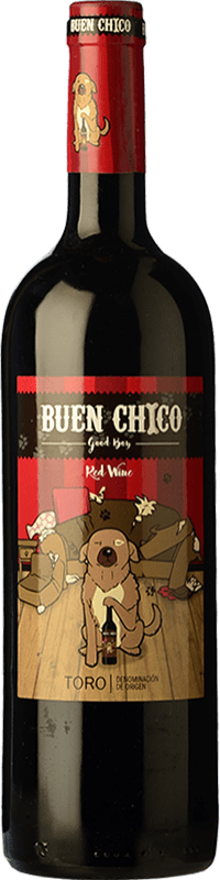 10,95 € Envío gratis | Vino tinto Frutos Villar Buen Chico Crianza D.O. Toro