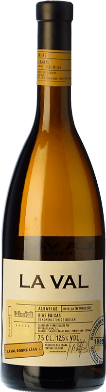 52,95 € Free Shipping | White Wine La Val Sobre Lías — On the Lees Crianza — Aged D.O. Rías Baixas