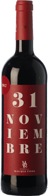 Más Que Vinos MQV 31 de Noviembre Vino de la Tierra de Castilla 年轻的 75 cl