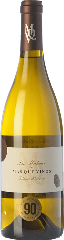 Envoi gratuit | Vin blanc Más Que Vinos MQV Crianza I.G.P. Vino de la Tierra de Castilla Castilla La Mancha Espagne Malvar 75 cl