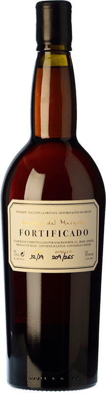 76,95 € | Fortified wine Soagranorte Suertes del Marqués Fortificado D.O. Valle de la Orotava Canary Islands Spain Listán White Bottle 75 cl