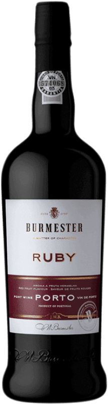 10,95 € Envio grátis | Vinho Generoso Fortificado JW Burmester Ruby I.G. Porto