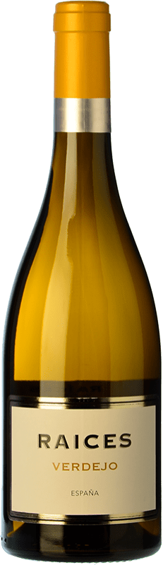 Envío gratis | Vino blanco Raíces Ibéricas I.G.P. Vino de la Tierra de Castilla y León Castilla y León España Verdejo 75 cl