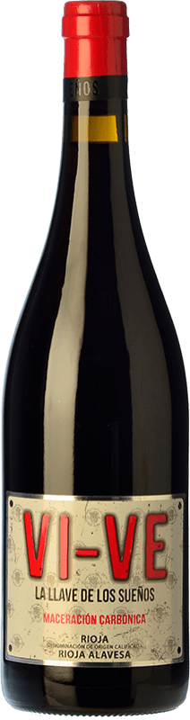 8,95 € Free Shipping | Red wine Valdelana Vi-Ve Maceración Carbónica Joven D.O.Ca. Rioja The Rioja Spain Tempranillo, Viura Bottle 75 cl