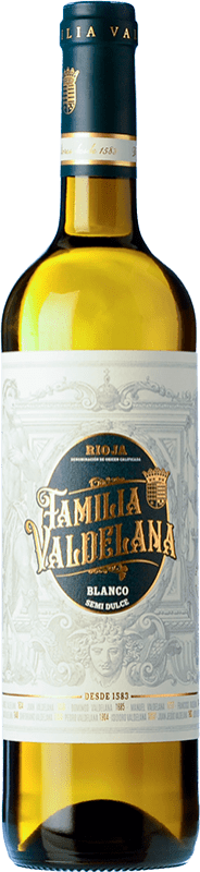 7,95 € Free Shipping | White wine Valdelana Blanco Semidulce D.O.Ca. Rioja The Rioja Spain Viura, Malvasía Bottle 75 cl