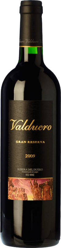 116,95 € | Red wine Valduero Grand Reserve 2009 D.O. Ribera del Duero Castilla y León Spain Tempranillo Bottle 75 cl