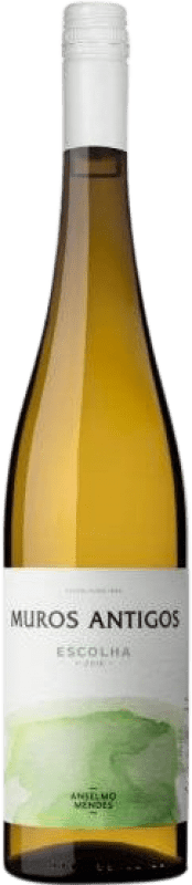 Envio grátis | Vinho branco Anselmo Mendes Muros Antigos Escolha I.G. Vinho Verde Minho Portugal Loureiro, Albariño, Avesso 75 cl