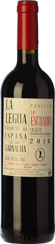 Free Shipping | Red wine La Legua Parcela La Escuadra Aged D.O. Cigales Castilla y León Spain Grenache 75 cl