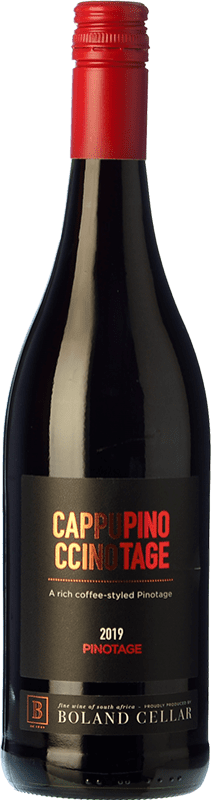 Free Shipping | Red wine Boland Capuccino Ccinotage Oak South Africa Pinotage 75 cl