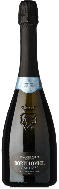 Бесплатная доставка | Белое игристое Bortolomiol сухой D.O.C.G. Prosecco di Valdobbiadene Superiore di Cartizze Венето Италия Glera 75 cl