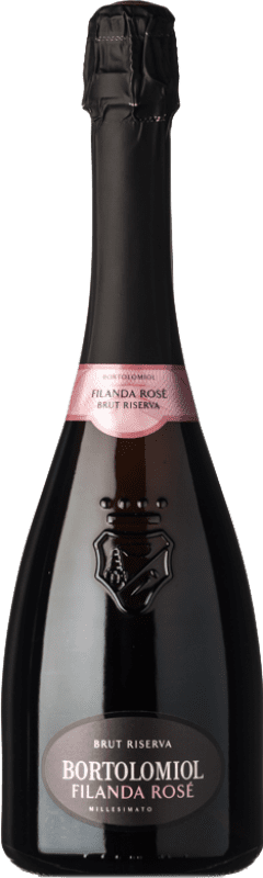 12,95 € | Розовое игристое Bortolomiol Filanda Rosé брют Резерв I.G.T. Lombardia Ломбардии Италия Pinot Black 75 cl