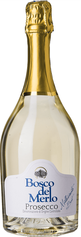 12,95 € 送料無料 | 白スパークリングワイン Bosco del Merlo Brut D.O.C. Prosecco