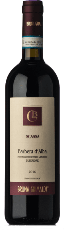 14,95 € Envoi gratuit | Vin rouge Bruna Grimaldi Scassa Superiore D.O.C. Barbera d'Alba